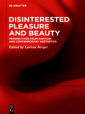 cover image of Disinterested Pleasure and Beauty